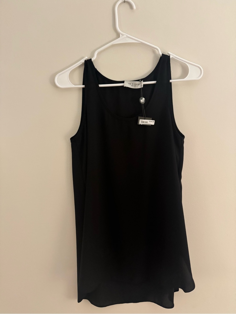 Lola and Sophie Black Tank New XS